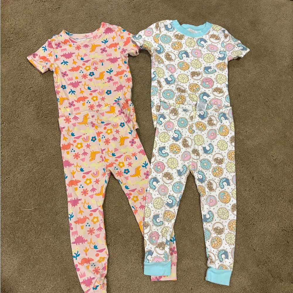 2-Short Sleeve Pajama Set